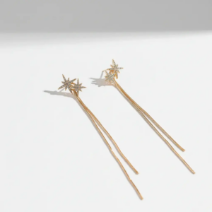 Korean Tassel Drop Earrings Long Tassel Drop Earrings Elegant Jewelry