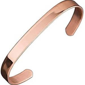Luxe Unisex Handmade Pure Copper Adjustable Cuff