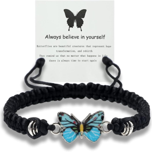 Luxe Hand Woven Butterfly Charm Bracelets