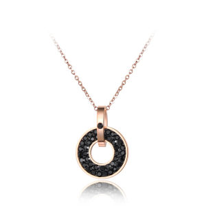 Luxe Crystal Circle Necklace