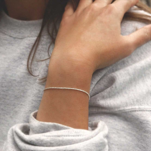Luxe 925 Sterling Silver Bracelet Hand-Finished