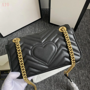 Chloe Luxe Quilted Heart Leather Crossbody